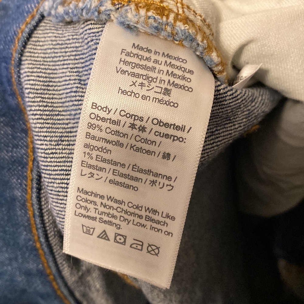 Madewell Stretch Denim A-Line Skirt - Picture 4 of 7